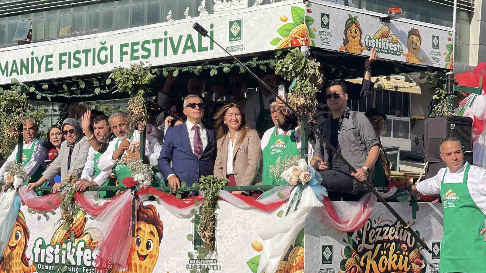 Osmaniye’de "Fıstık Festivali" coşkusu sokaklara taştı