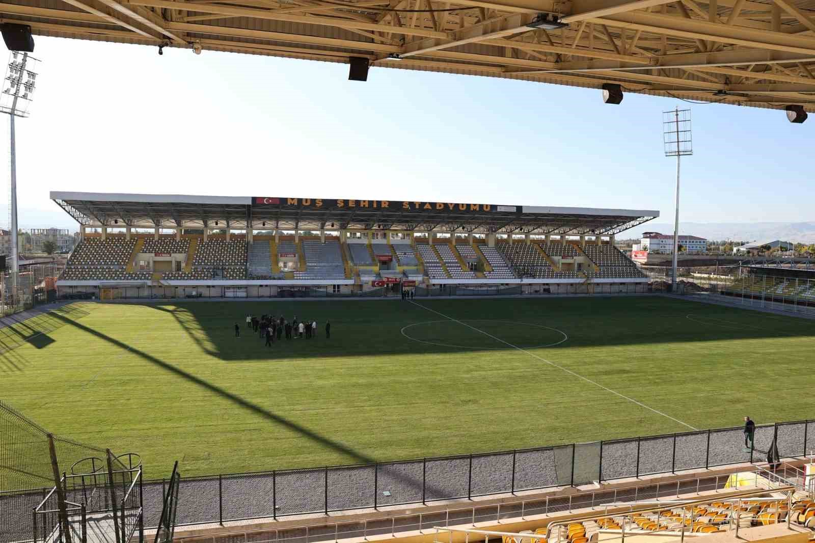 Muş Şehir Stadı’na 88 milyon 500 bin TL’lik yatırım