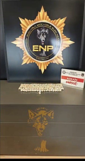 Eskişehir’de 1 kilo 194 gram kokain ele geçirildi: 3 gözaltı