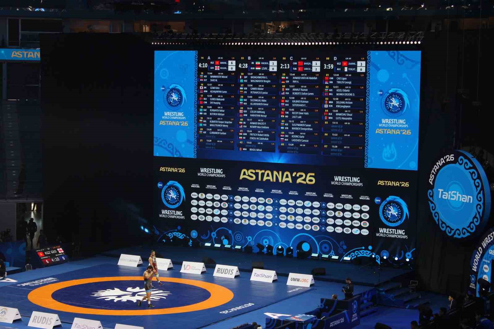 2026 Dünya Büyükler Güreş Şampiyonası başladı