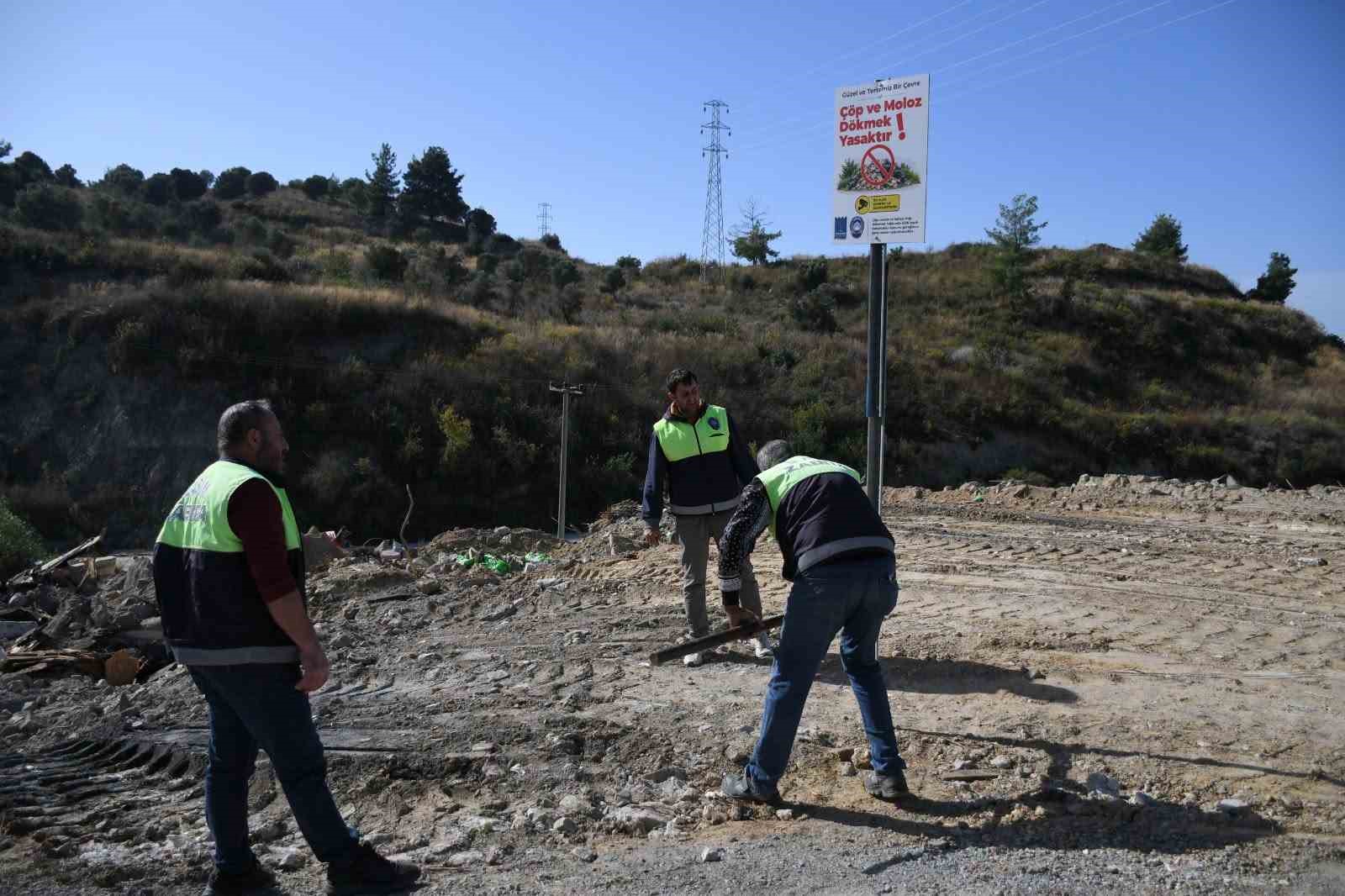 Toskana’ya benzetilen doğal alan çöplerden temizlendi