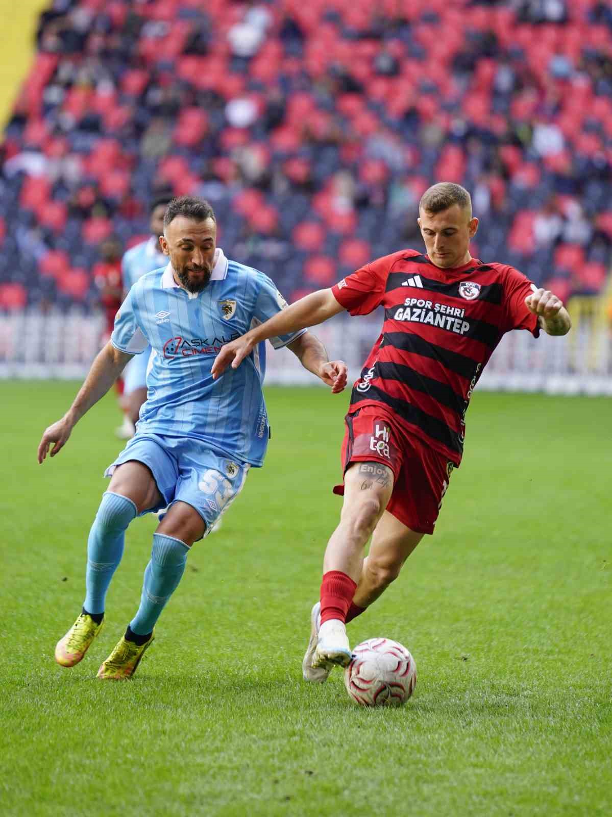 Trendyol Süper Lig: Gaziantep FK: 0 - Erzurumspor FK: 0 (İlk yarı)