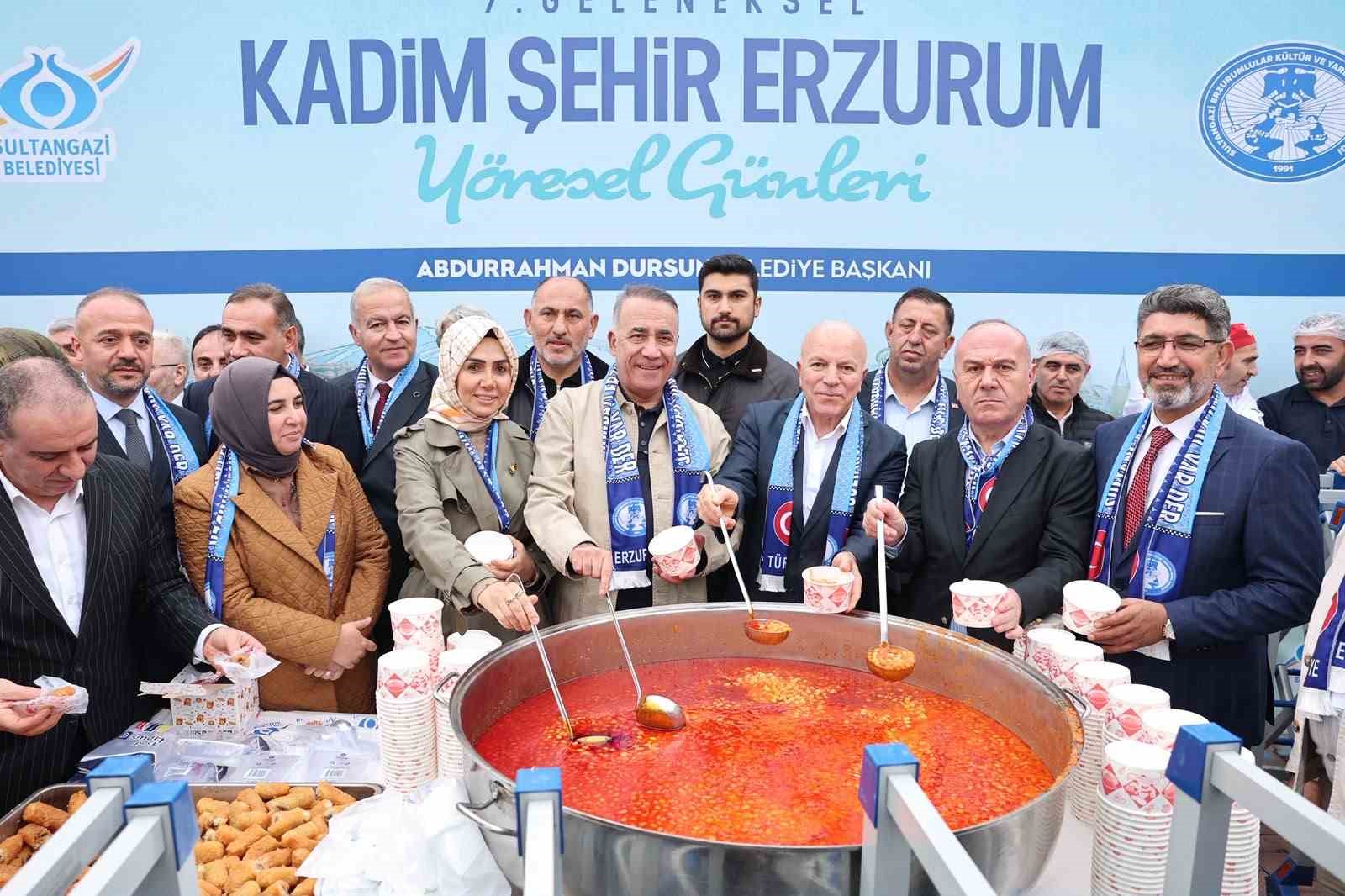 Sultangazi’de ’7. Geleneksel Erzurum Yöresel Günleri’ne yoğun ilgi