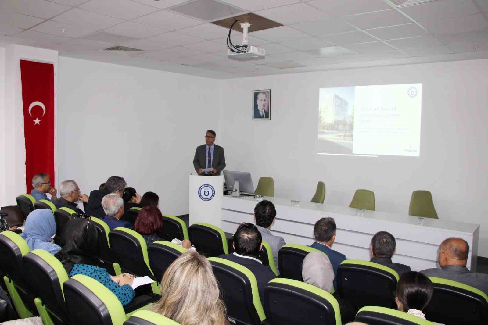 ADÜ’de kişisel verilerin korunmasına yönelik eğitim düzenlendi