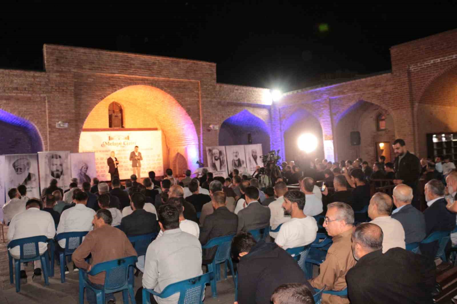 Cizre’de Melayê Cizîrî Anma Programı kaside şöleniyle sona erdi