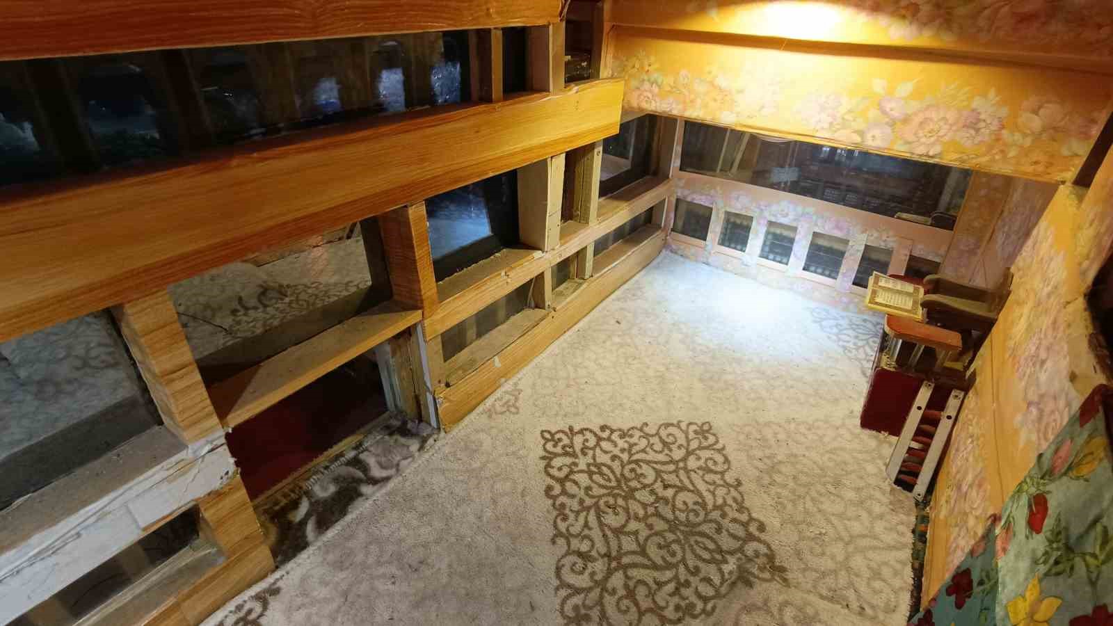 Hobi amacıyla başladı, 400 kiloluk cami maketi yaptı