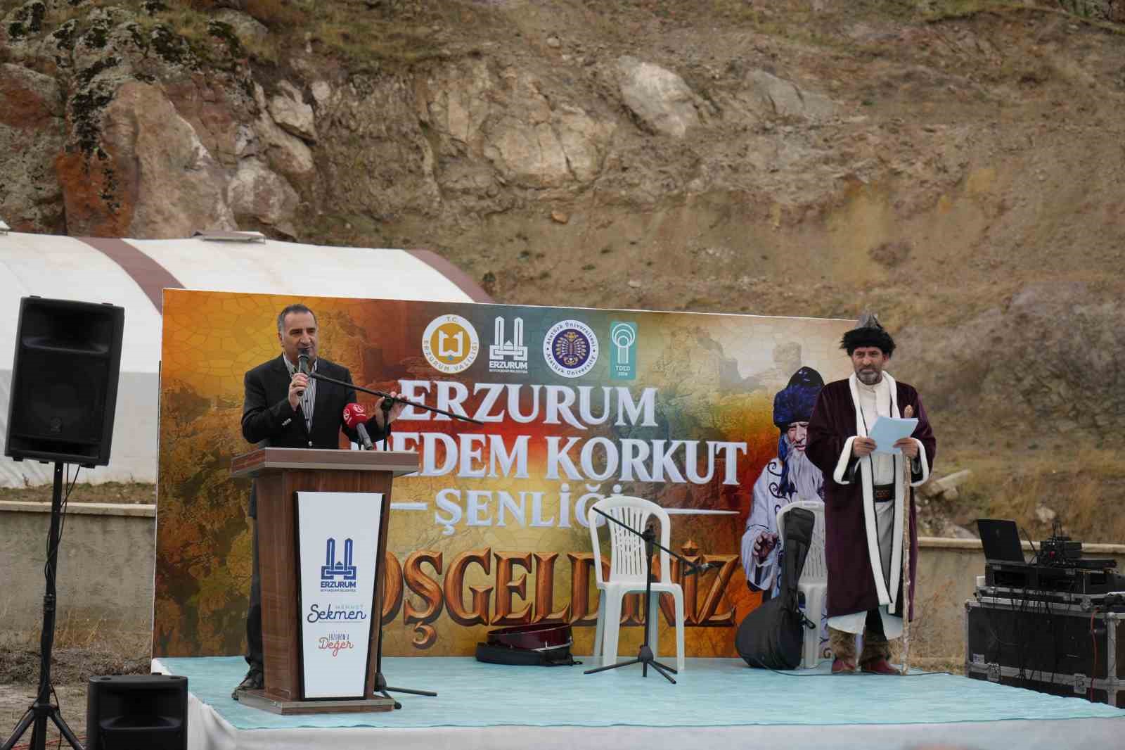 Erzurum’da bir tarih yeniden canlandı: I. Dedem Korkut Şenliği’ne yoğun ilgi
