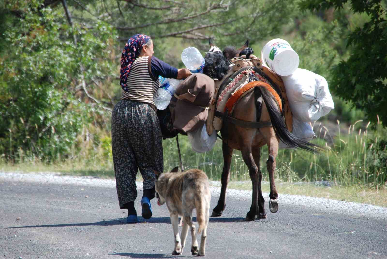 Yörüklerin Toroslar’dan sahile dönüş yolculuğu başladı
