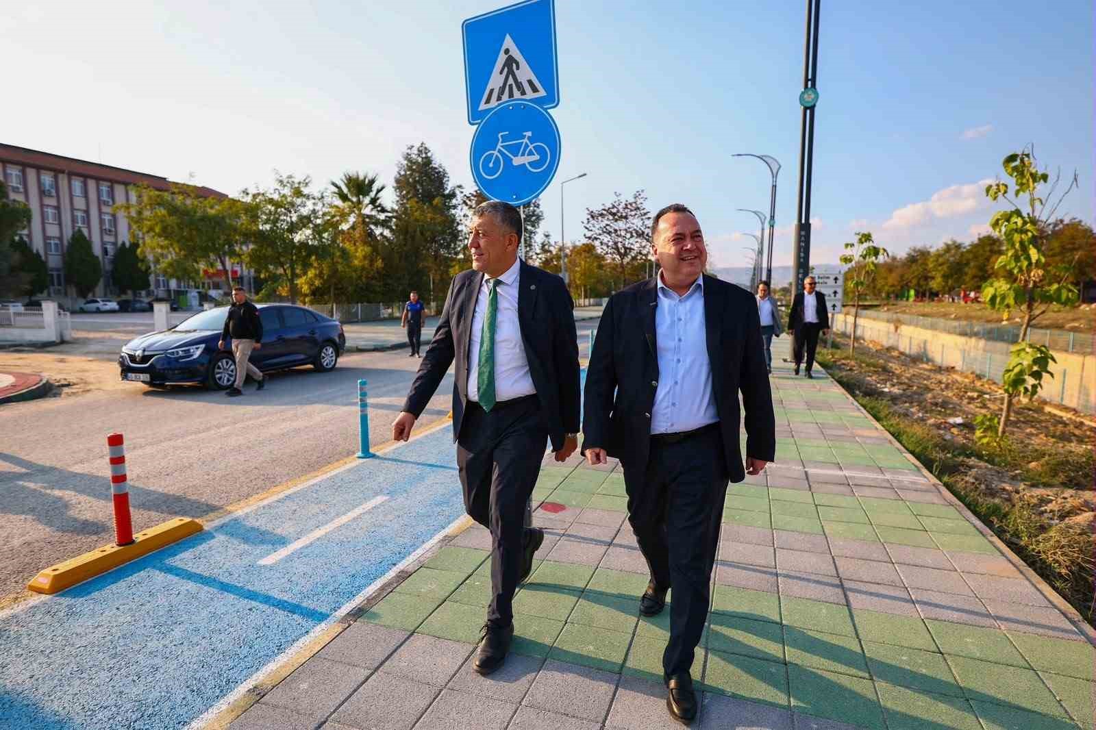 Başkan Dutlulu yürütülen çalışmaları yerinde inceledi