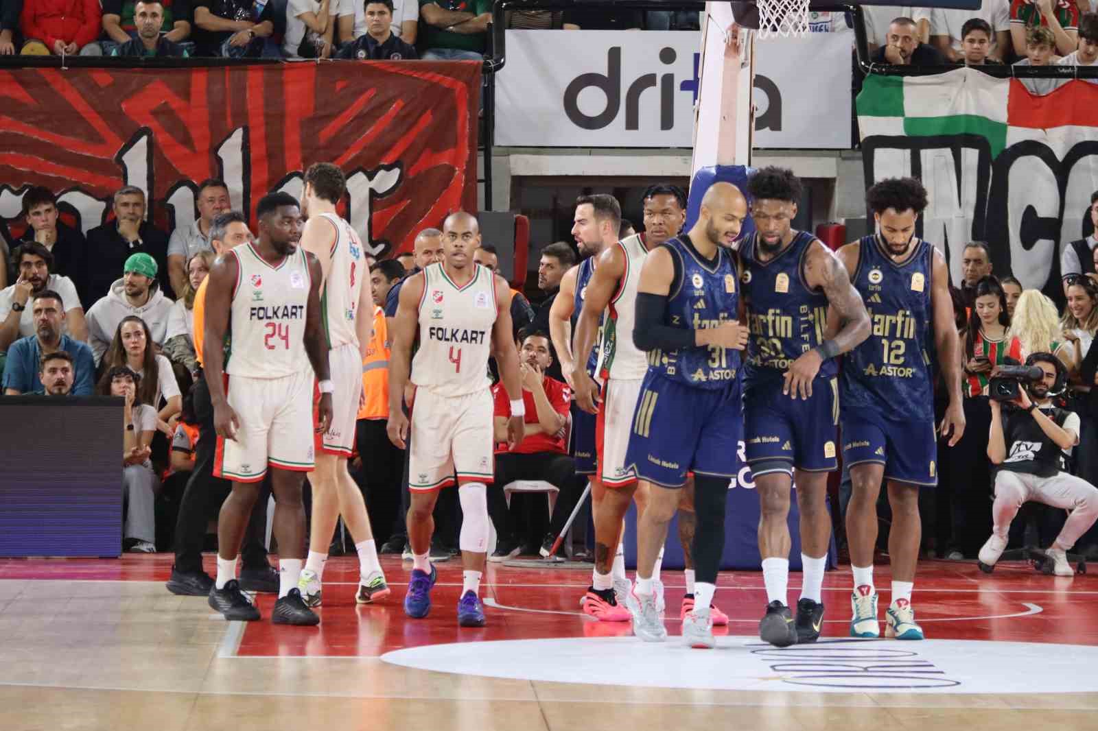 Basketbol Süper Ligi: Karşıyaka: 72 - Fenerbahçe: 97