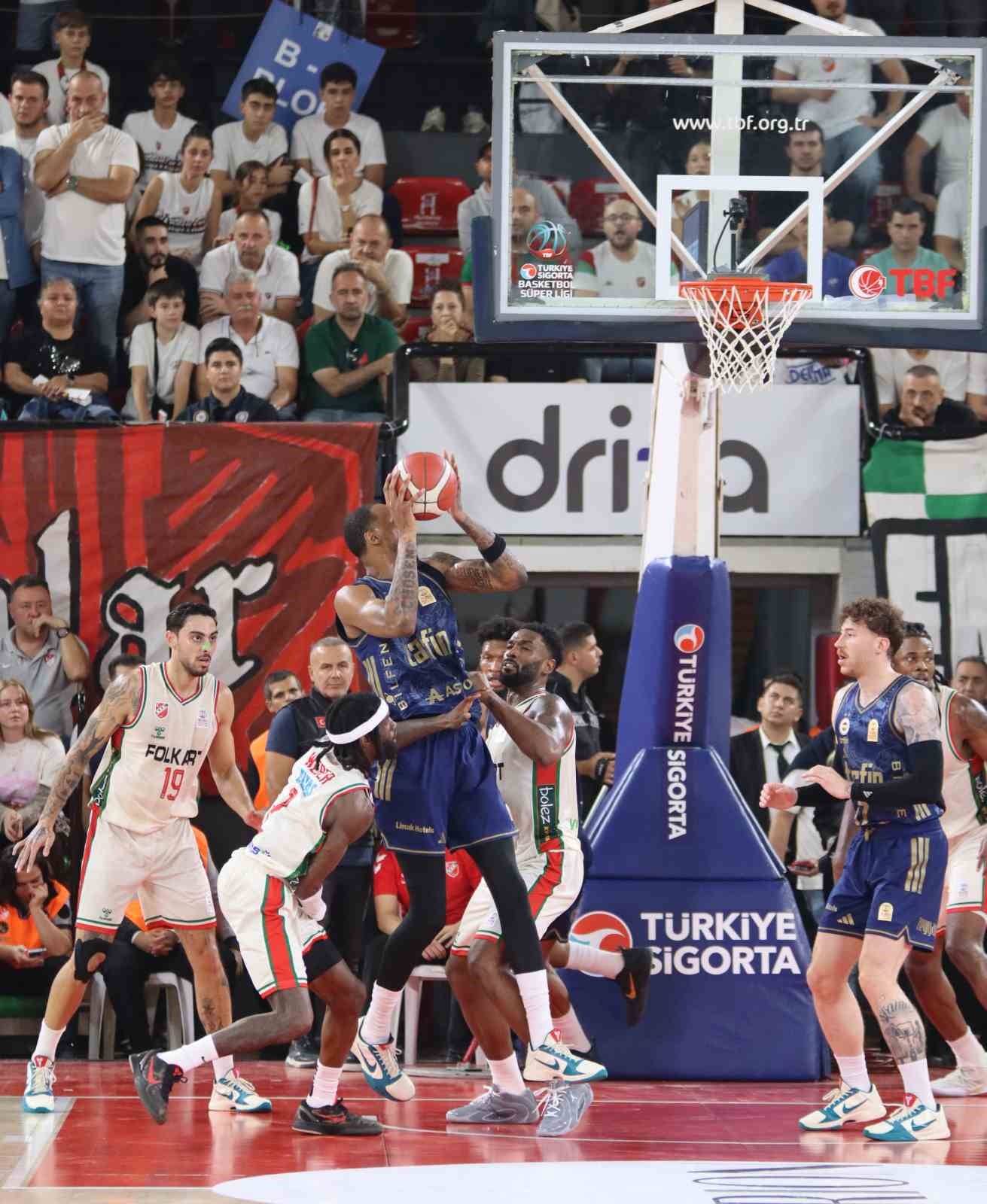 Basketbol Süper Ligi: Karşıyaka: 72 - Fenerbahçe: 97