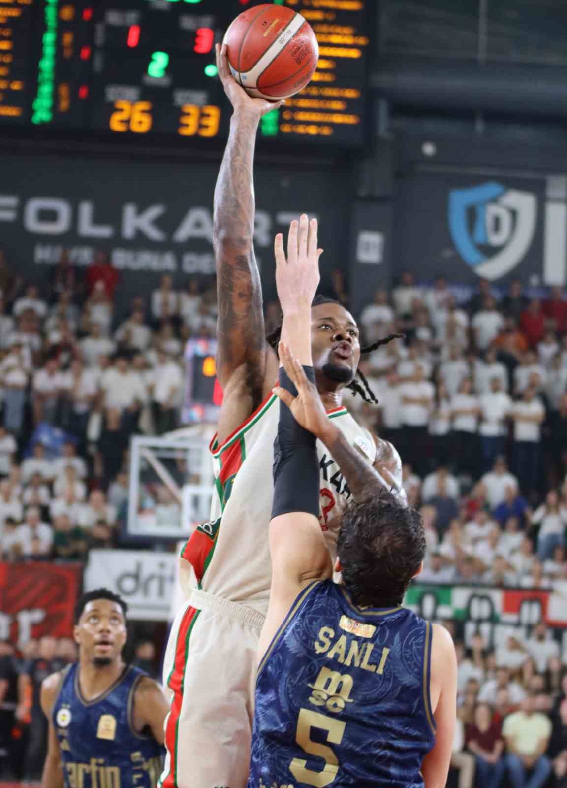 Basketbol Süper Ligi: Karşıyaka: 72 - Fenerbahçe: 97