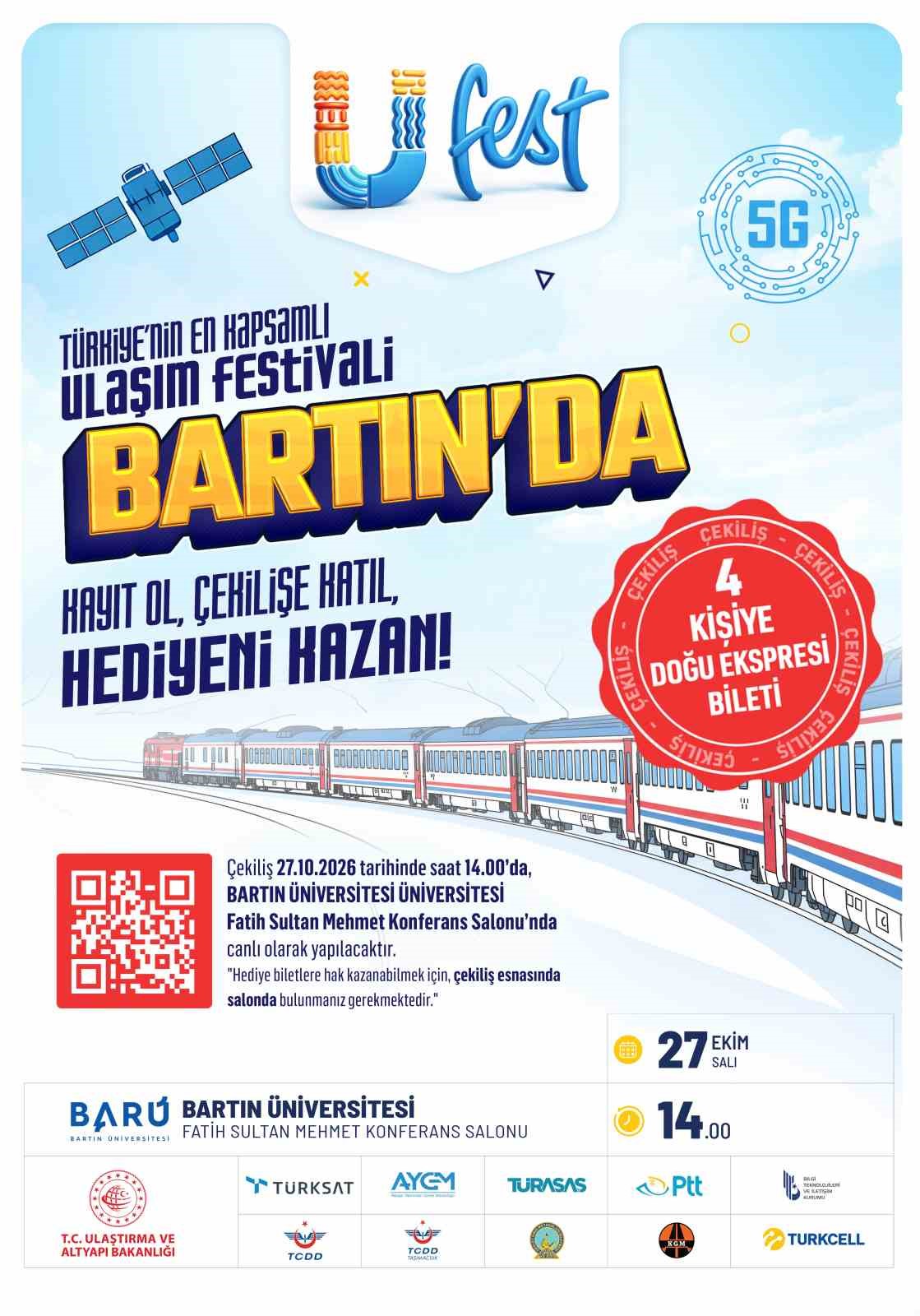 U-Fest’e katılan 4 kişiye Doğu Ekspresi bileti hediye