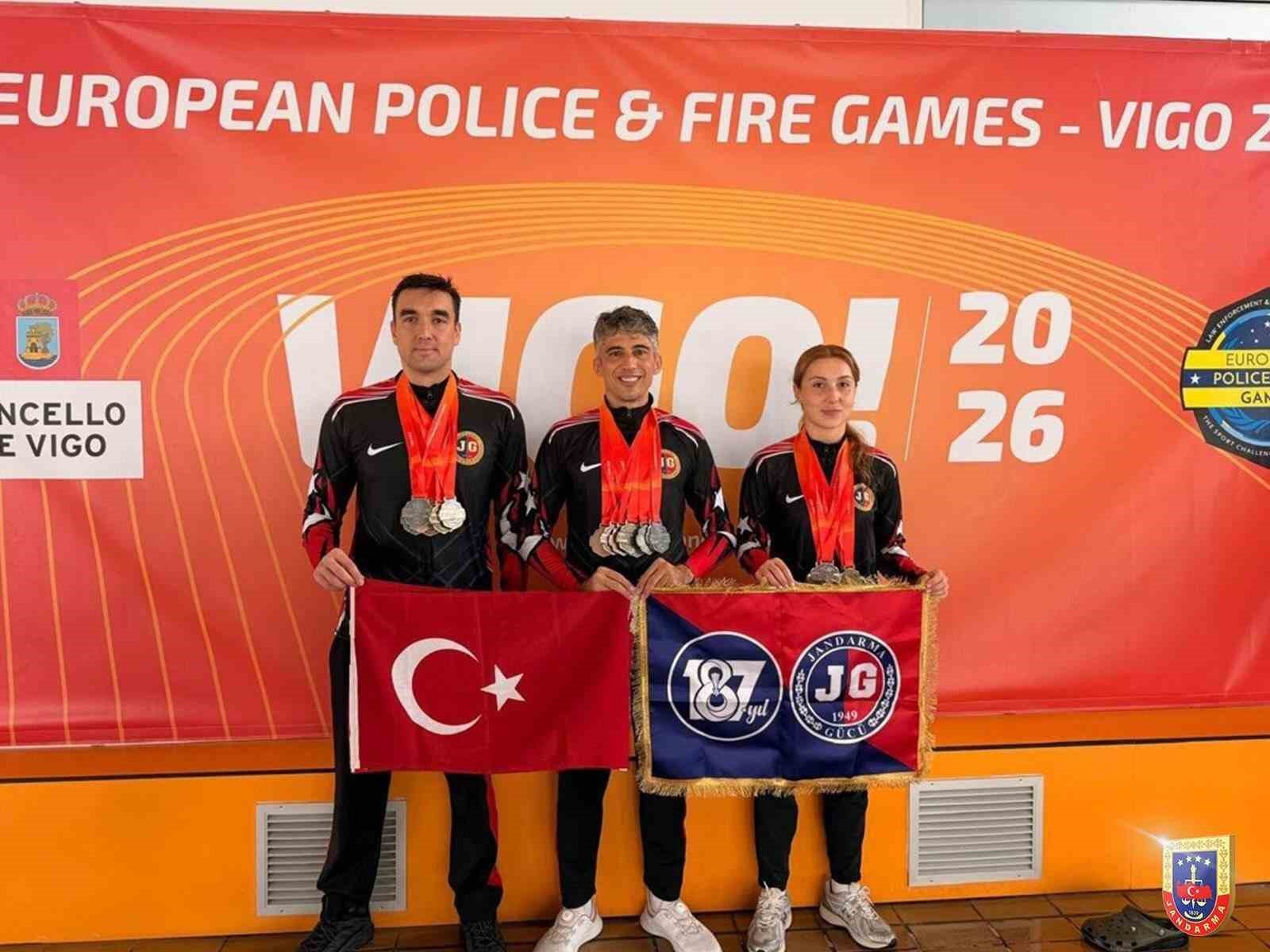 Jandarma Gücü, İspanya’dan 101 madalya ile döndü