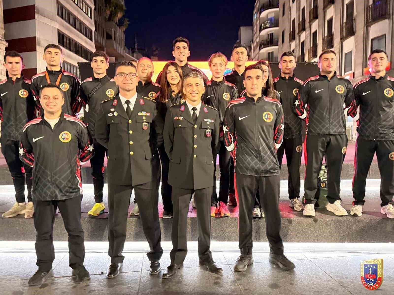Jandarma Gücü, İspanya’dan 101 madalya ile döndü