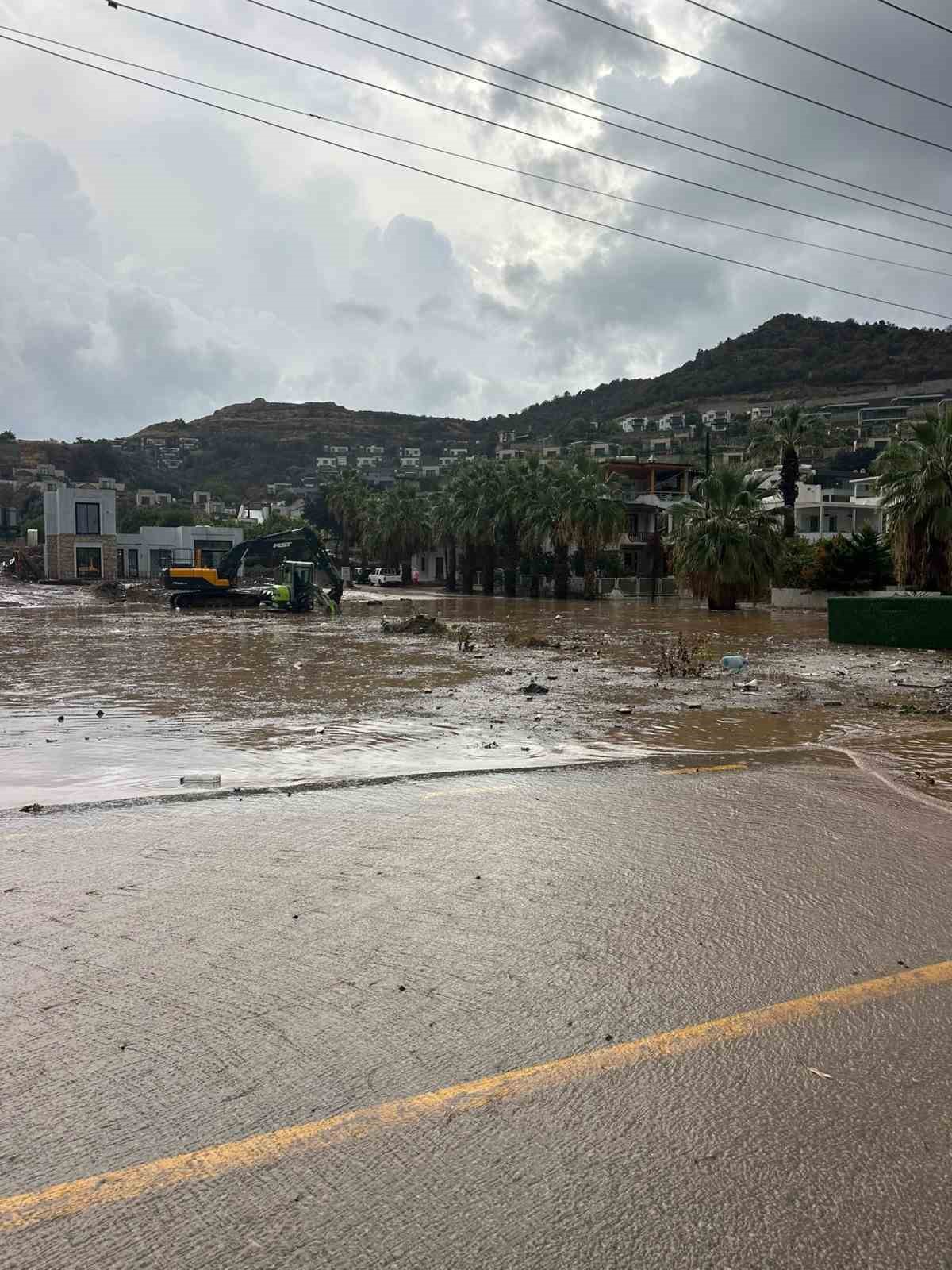 Bodrum’da sağanak alarmı
