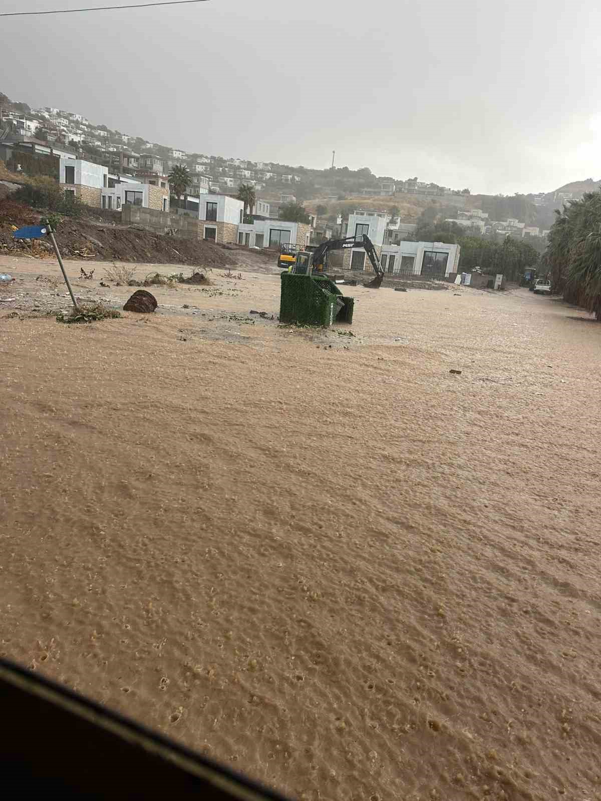 Bodrum’da sağanak alarmı