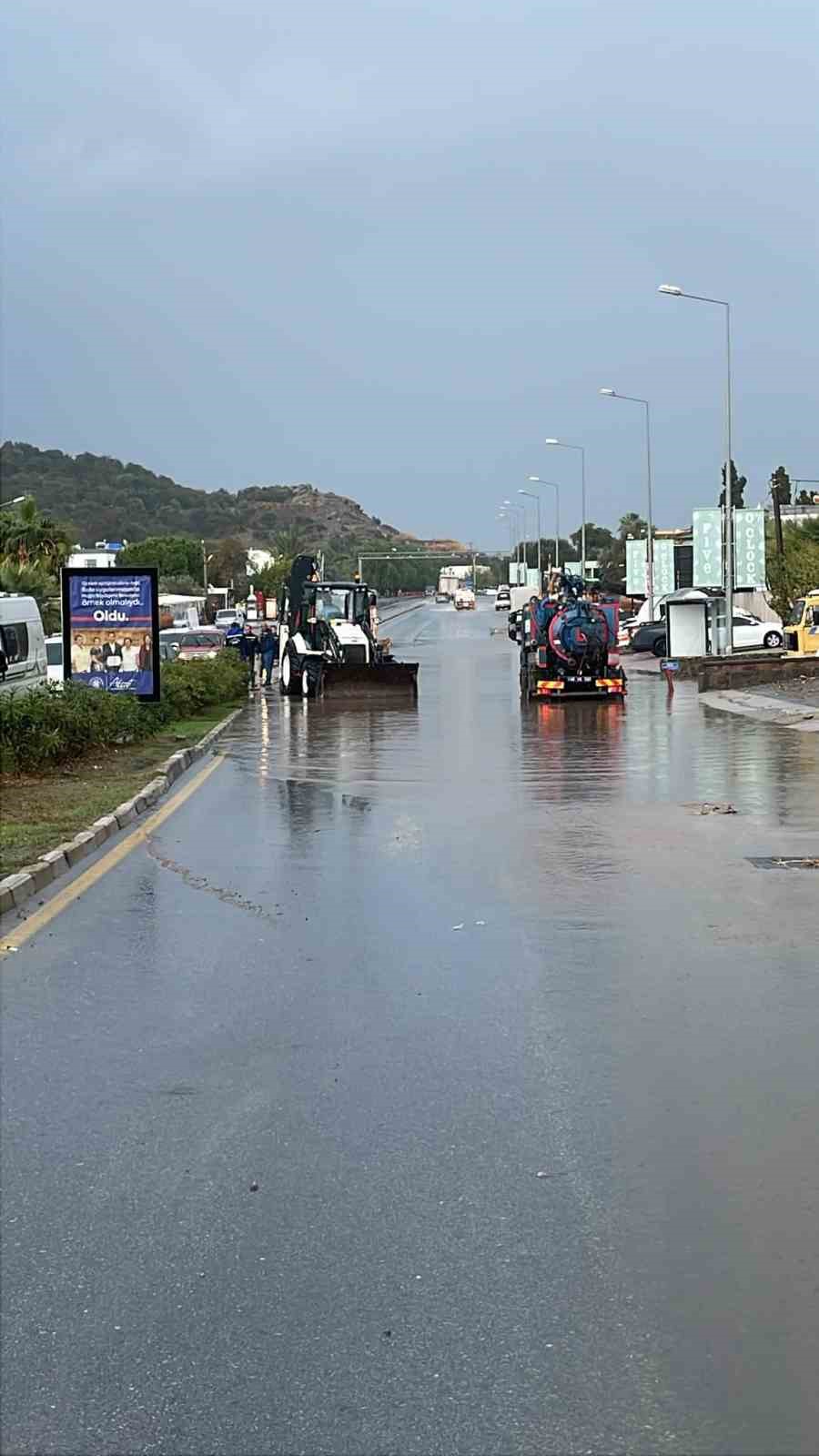 Bodrum’da sağanak alarmı