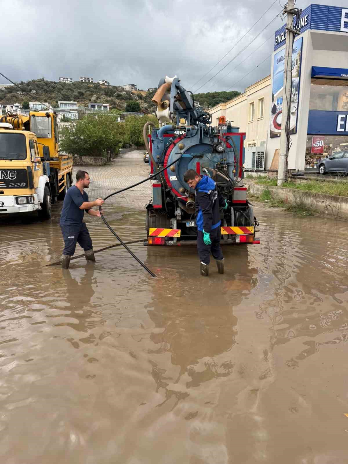 Bodrum’da sağanak alarmı