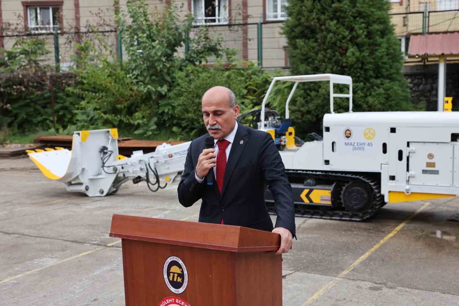 500 bin dolara ithal edilen maden makinesini Zonguldak’ta 200 bin dolara geliştirdiler