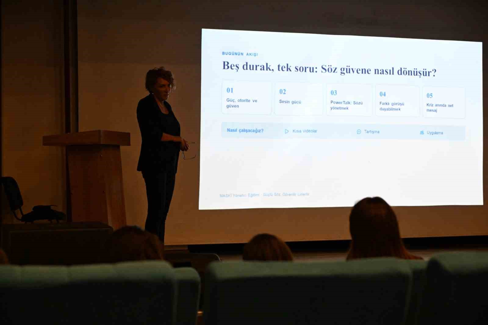 MASKİ yöneticilerine liderlik ve iletişim eğitimi