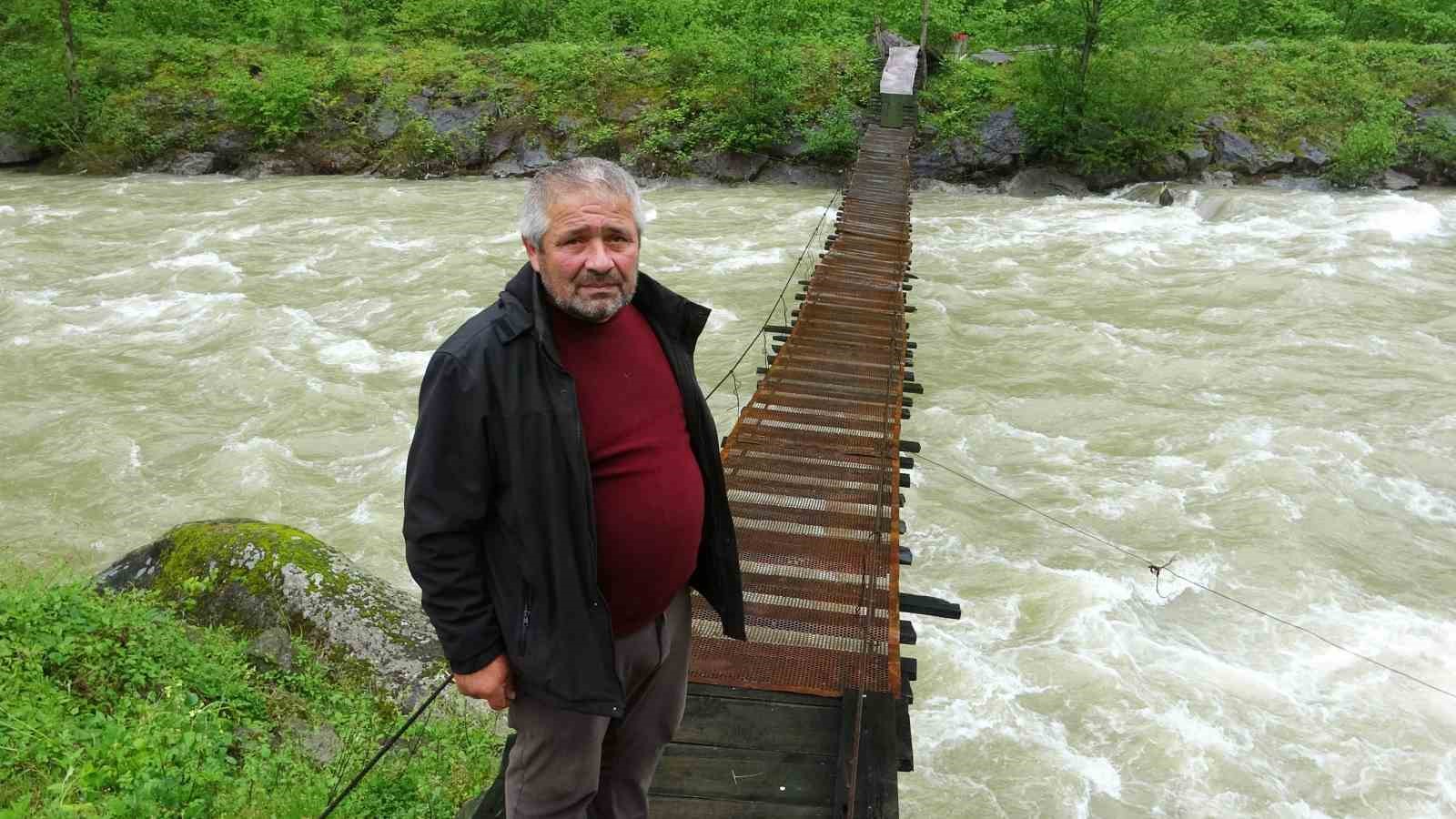 15 yıllık köprü mücadelesini kazandılar, köprünün yenilenmesi için çalışmalar başladı