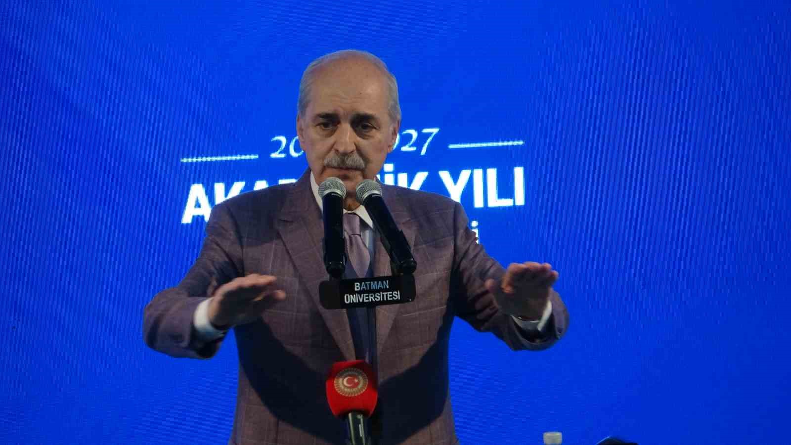 TBMM Başkanı Kurtulmuş: "Kardeşlik kazanacak, barış ekonomisi kazanacak"