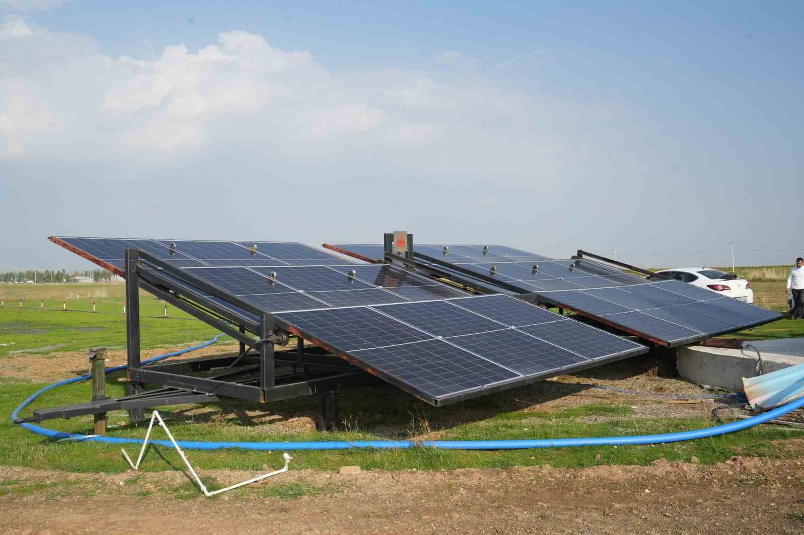 Muş’ta güneş enerjili sulama sistemiyle yakıt maliyeti azalacak