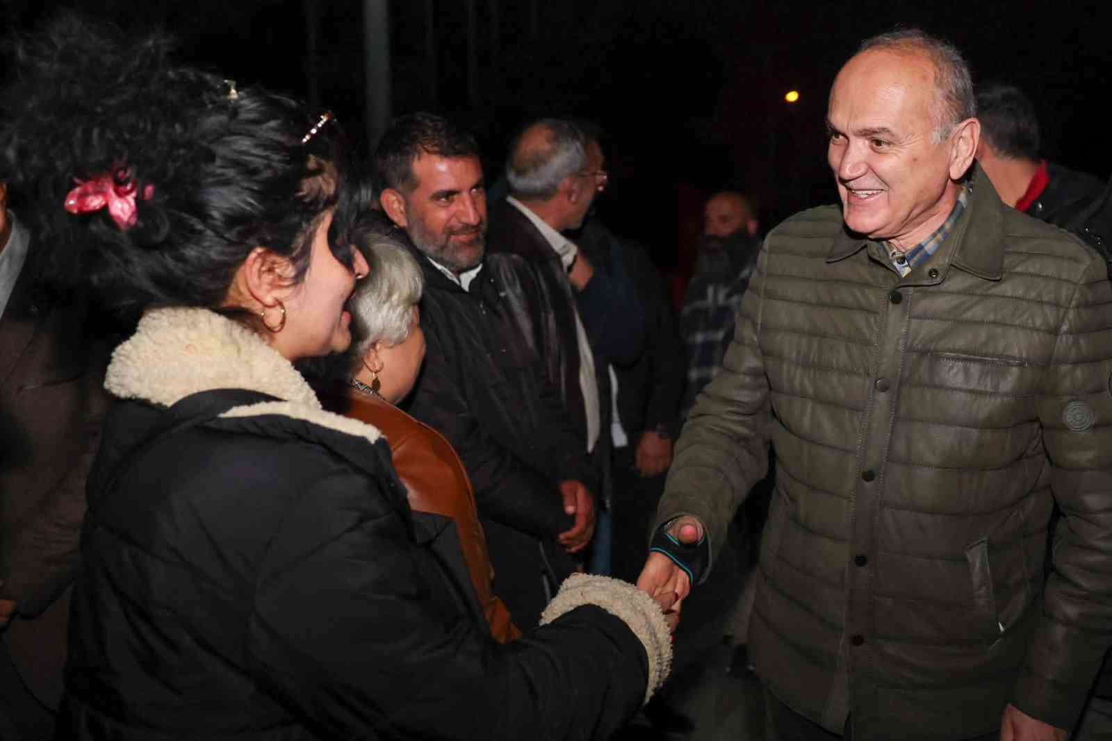 Başkan Özlü Ağa Mahallesine konuk oldu