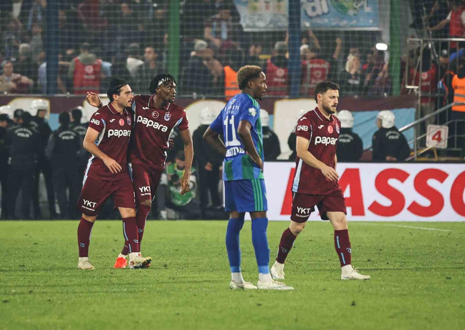 Trendyol Süper Lig: Çaykur Rizespor: 3 - Trabzonspor: 4 (Maç sonucu)