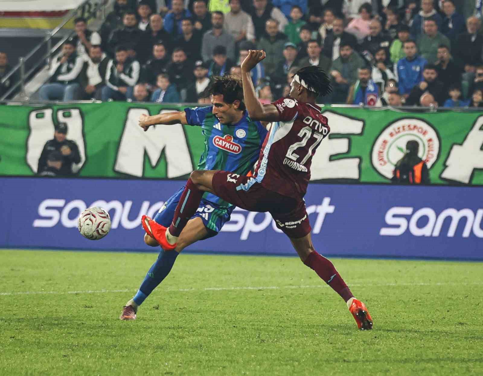 Trendyol Süper Lig: Çaykur Rizespor: 3 - Trabzonspor: 4 (Maç sonucu)