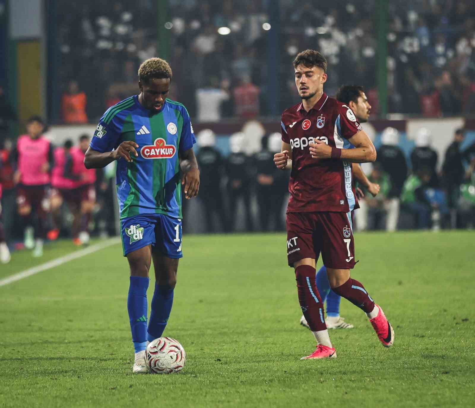 Trendyol Süper Lig: Çaykur Rizespor: 3 - Trabzonspor: 4 (Maç sonucu)