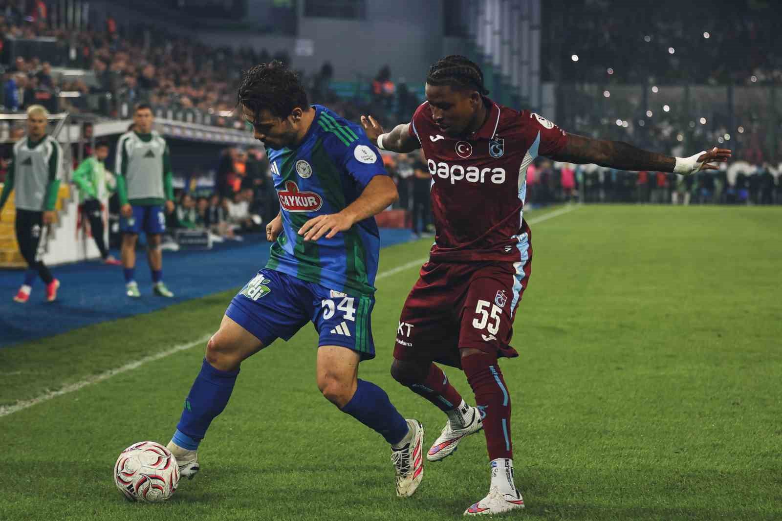 Trendyol Süper Lig: Çaykur Rizespor: 3 - Trabzonspor: 4 (Maç sonucu)