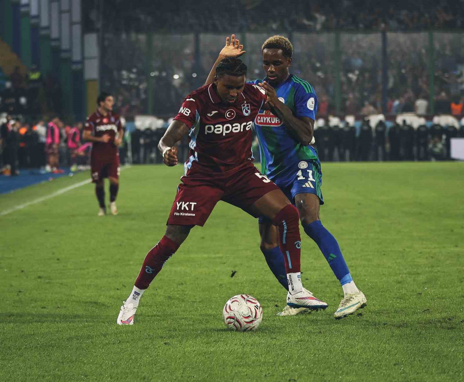 Trendyol Süper Lig: Çaykur Rizespor: 3 - Trabzonspor: 4 (Maç sonucu)