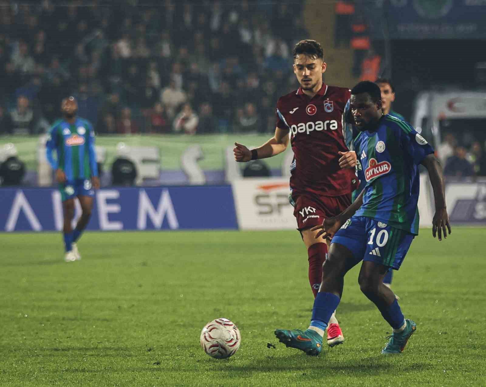 Trendyol Süper Lig: Çaykur Rizespor: 3 - Trabzonspor: 4 (Maç sonucu)