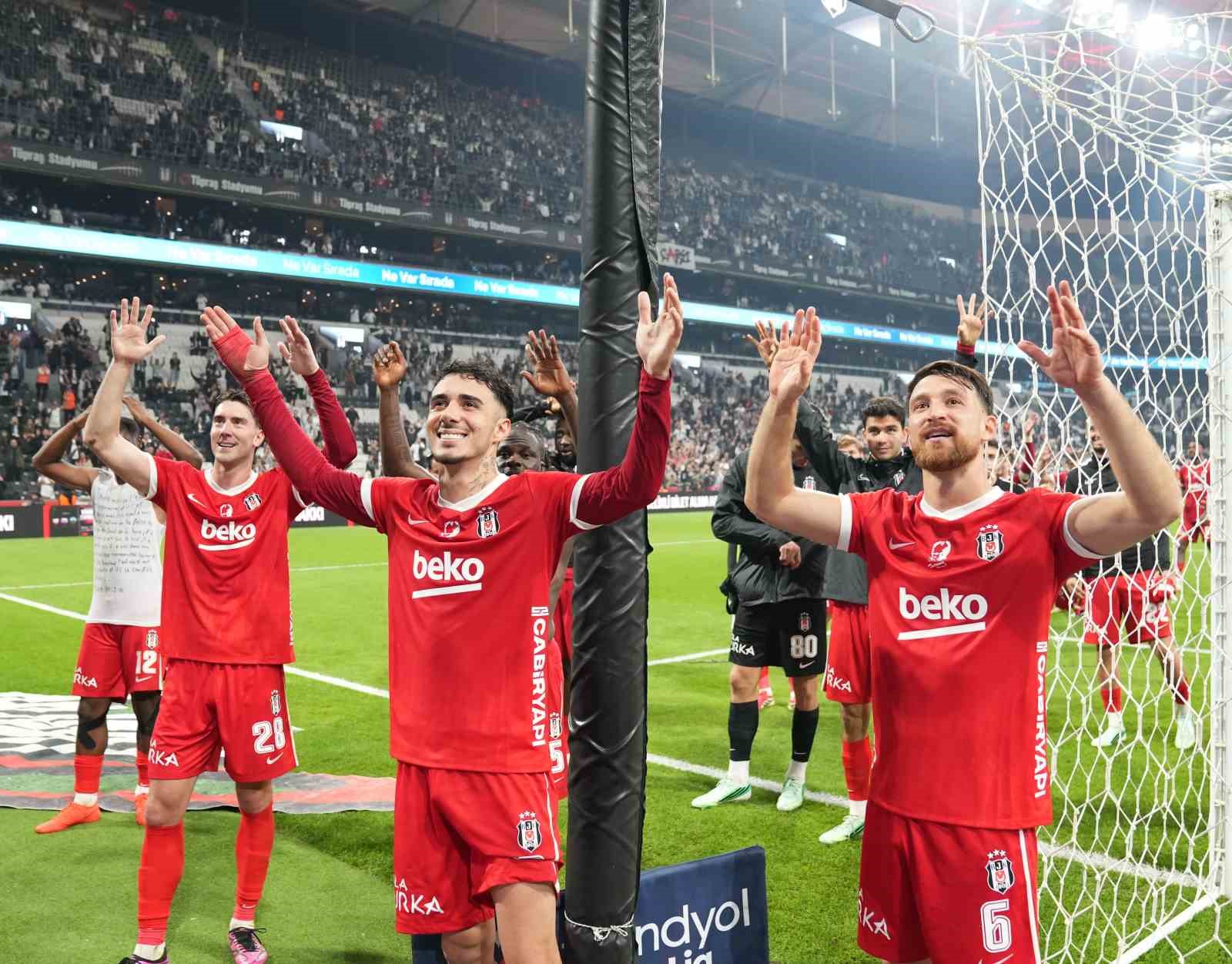 Trendyol Süper Lig: Beşiktaş: 2 - Başakşehir: 0 (Maç sonucu)