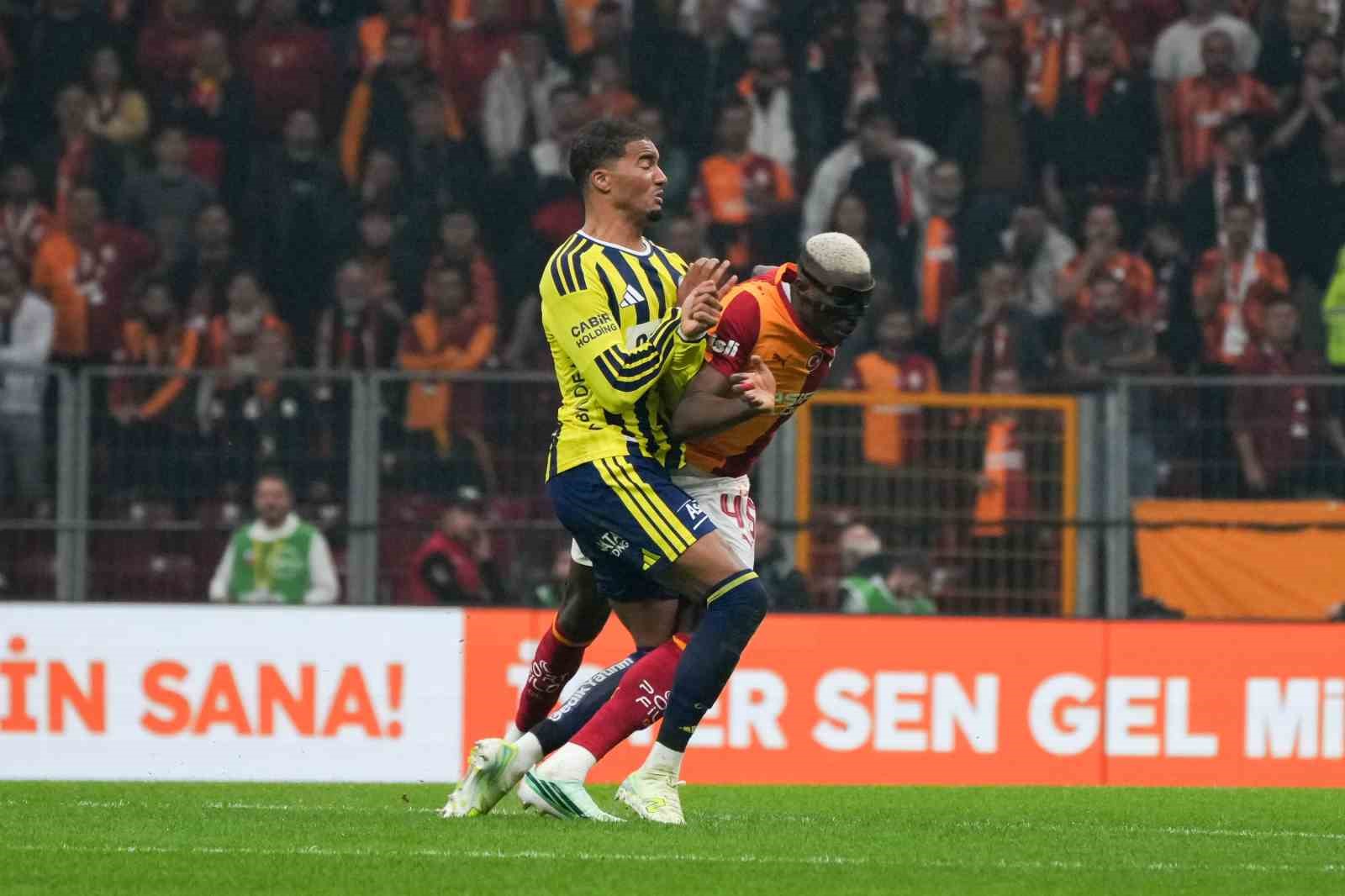 Trendyol Süper Lig: Galatasaray: 2 - Fenerbahçe: 1 (Maç sonucu)