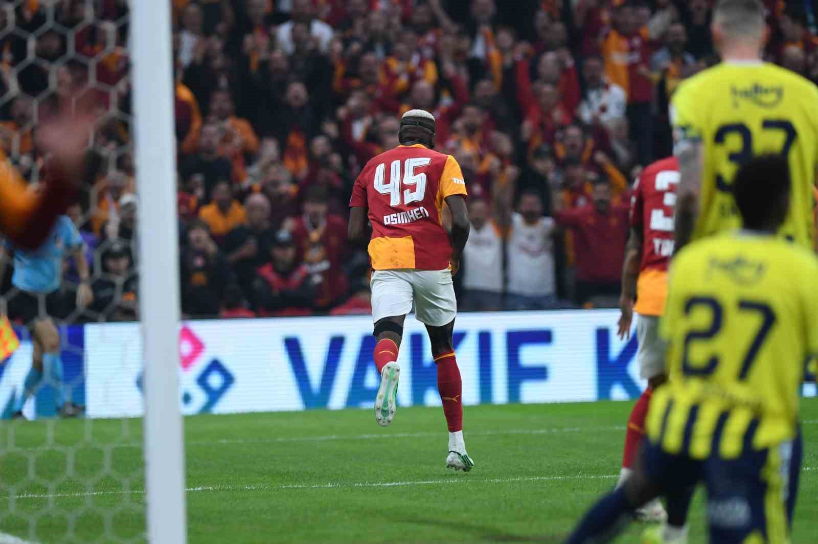 Trendyol Süper Lig: Galatasaray: 2 - Fenerbahçe: 1 (Maç sonucu)