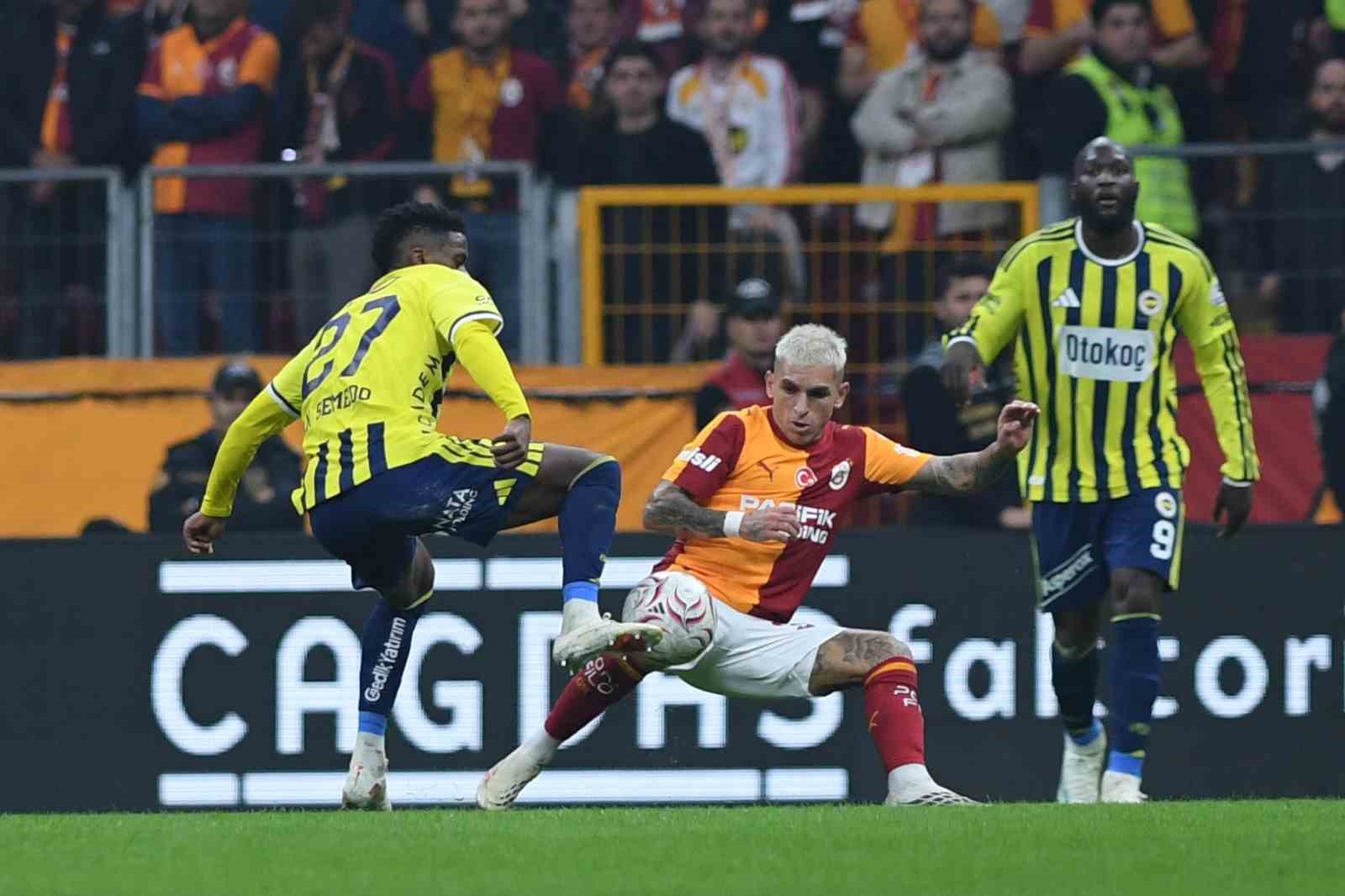 Trendyol Süper Lig: Galatasaray: 2 - Fenerbahçe: 1 (Maç sonucu)