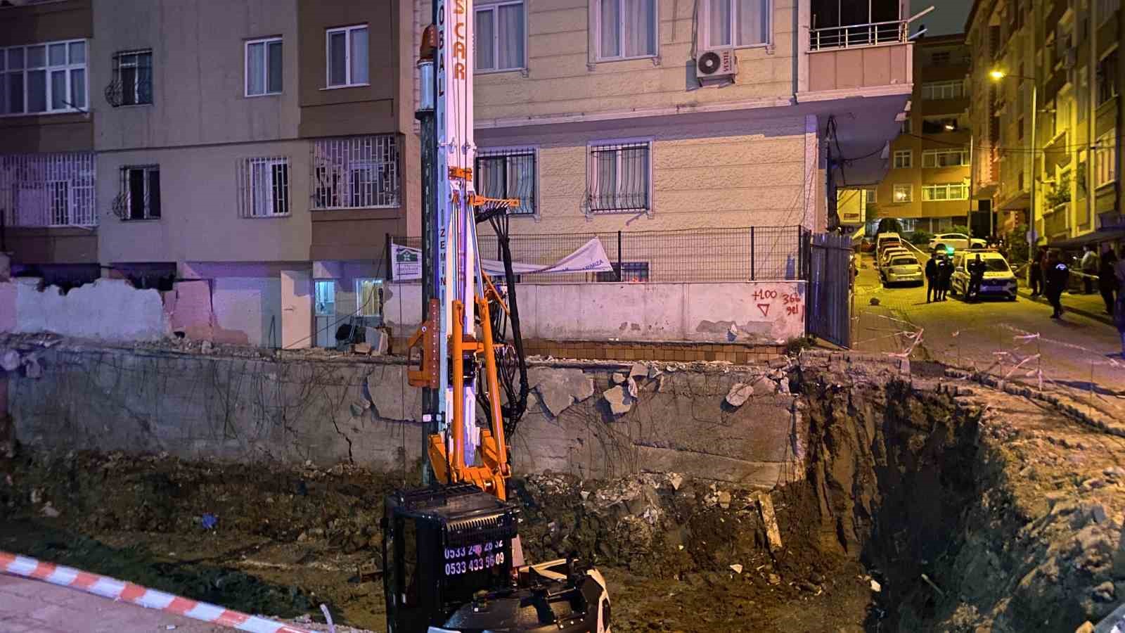 Bahçelievler’de iki binanın zemininde çökme: 20 daire tahliye edildi