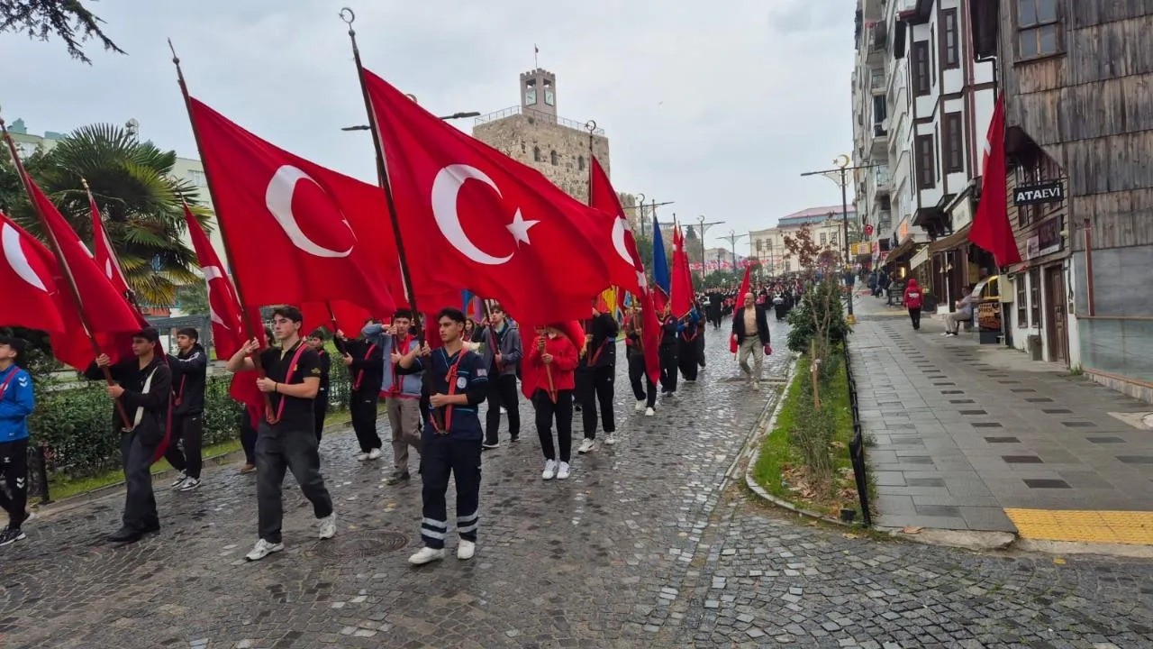 Sinop’ta Cumhuriyet Bayramı tören provası
