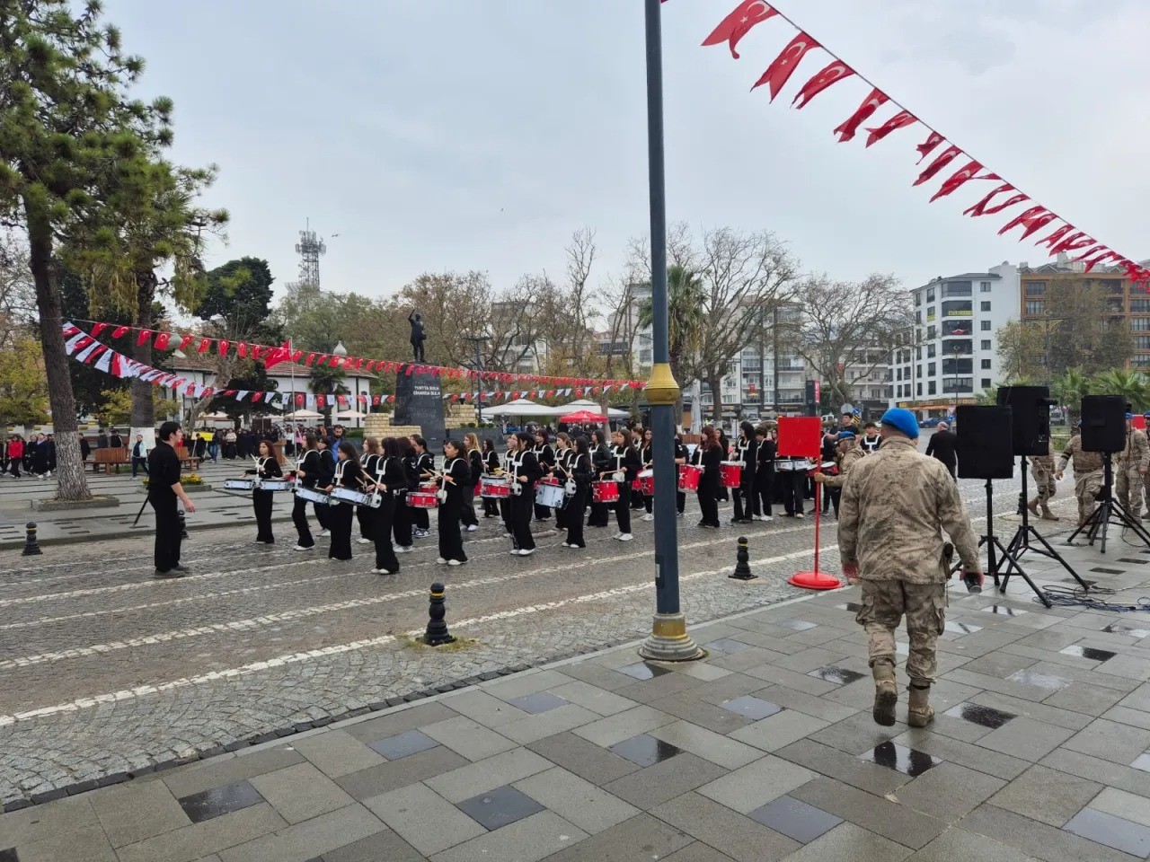 Sinop’ta Cumhuriyet Bayramı tören provası