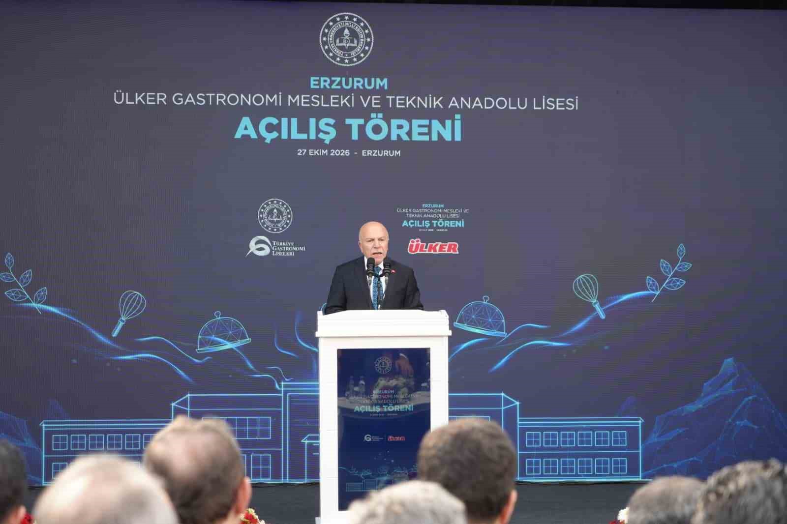 Erzurum’da Türkiye Gastronomi Liseleri Projesi’nin ilk adımı atıldı