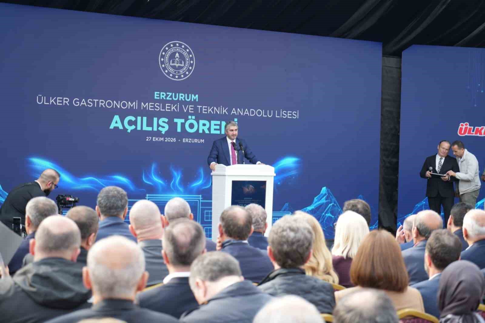 Erzurum’da Türkiye Gastronomi Liseleri Projesi’nin ilk adımı atıldı