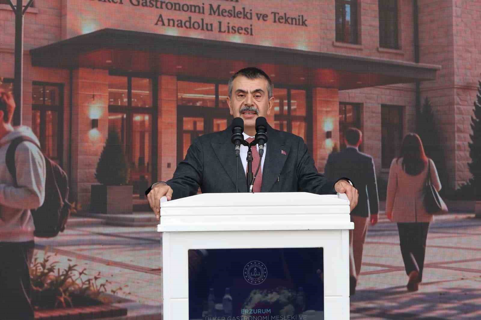Erzurum’da Türkiye Gastronomi Liseleri Projesi’nin ilk adımı atıldı