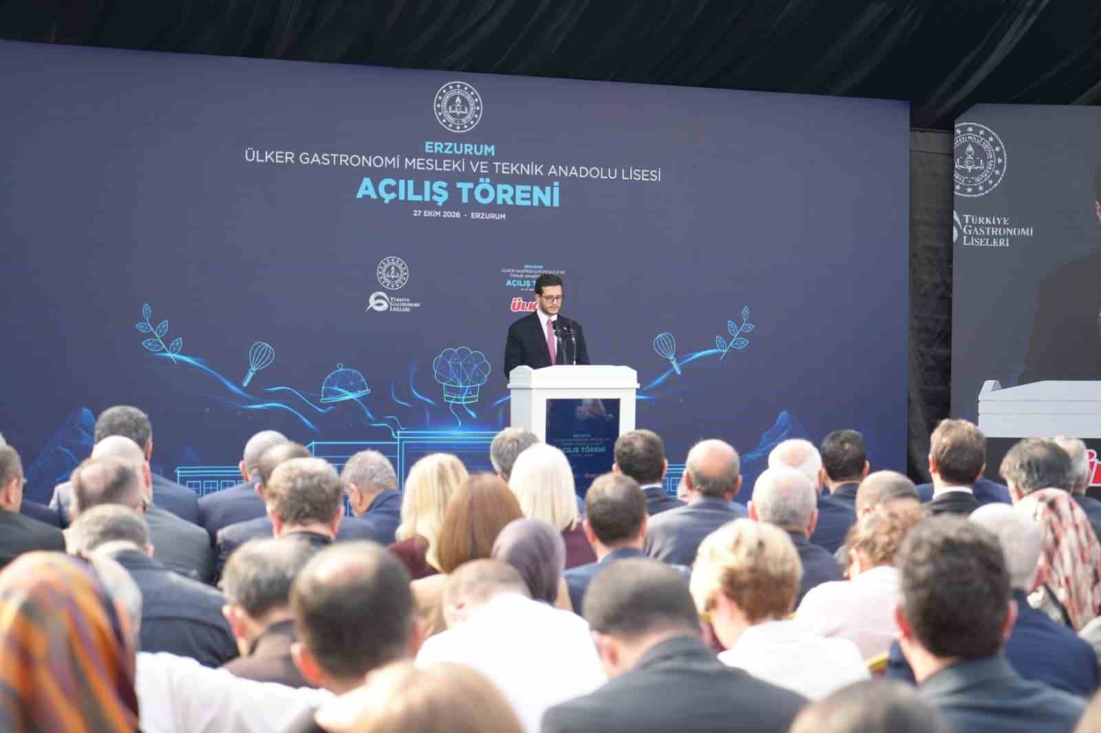 Erzurum’da Türkiye Gastronomi Liseleri Projesi’nin ilk adımı atıldı