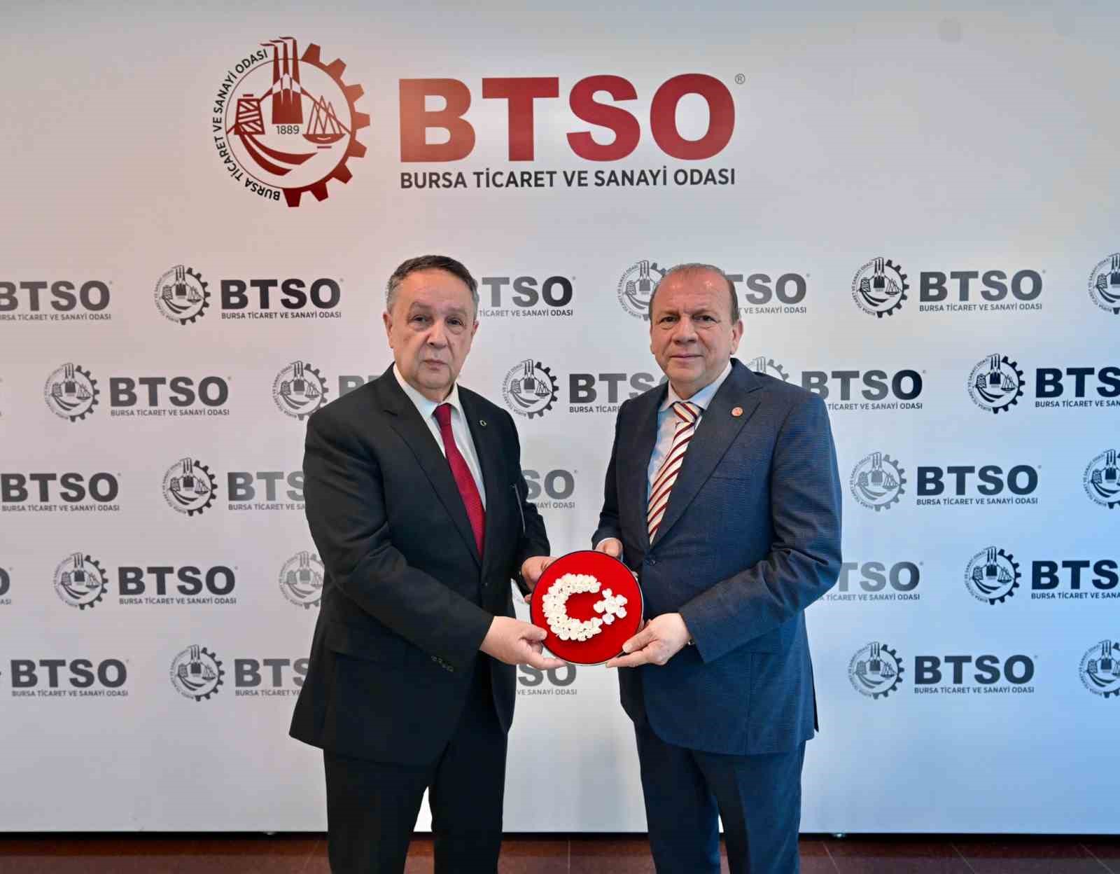 Alfatlı’dan BTSO’ya hayırlı olsun ziyareti