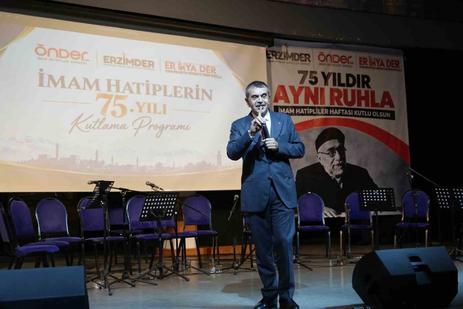 Bakan Tekin: "İmam hatip okullarının üçüncü kurucusu Cumhurbaşkanımız Recep Tayyip Erdoğan’dır"