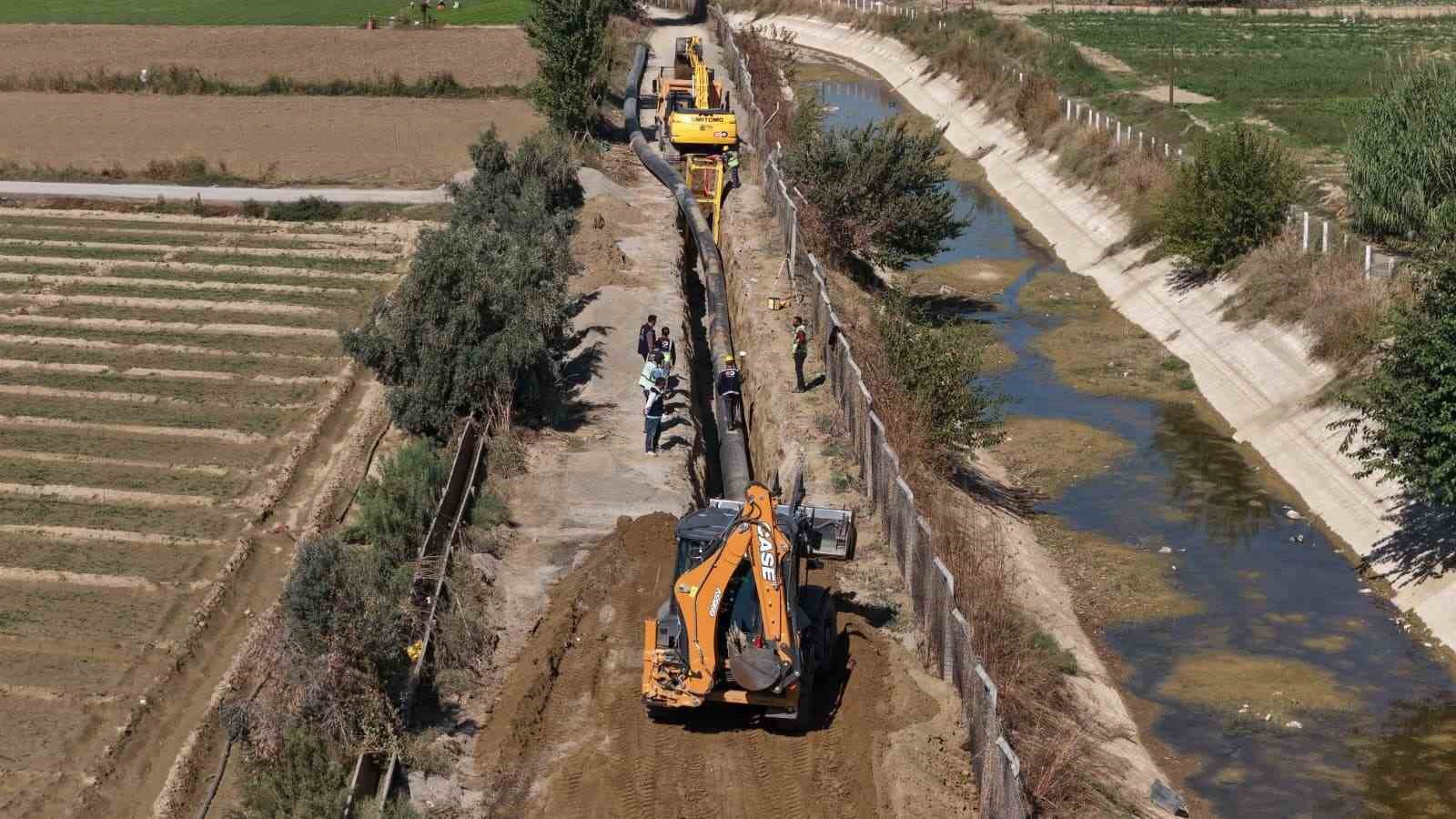 İncirliova’da 1,3 milyar liralık altyapı yatırımı sürüyor