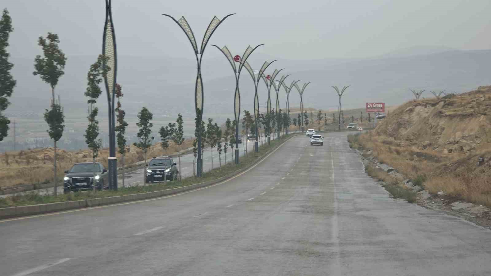 Van’da yağmurla birlikte sis etkili oldu